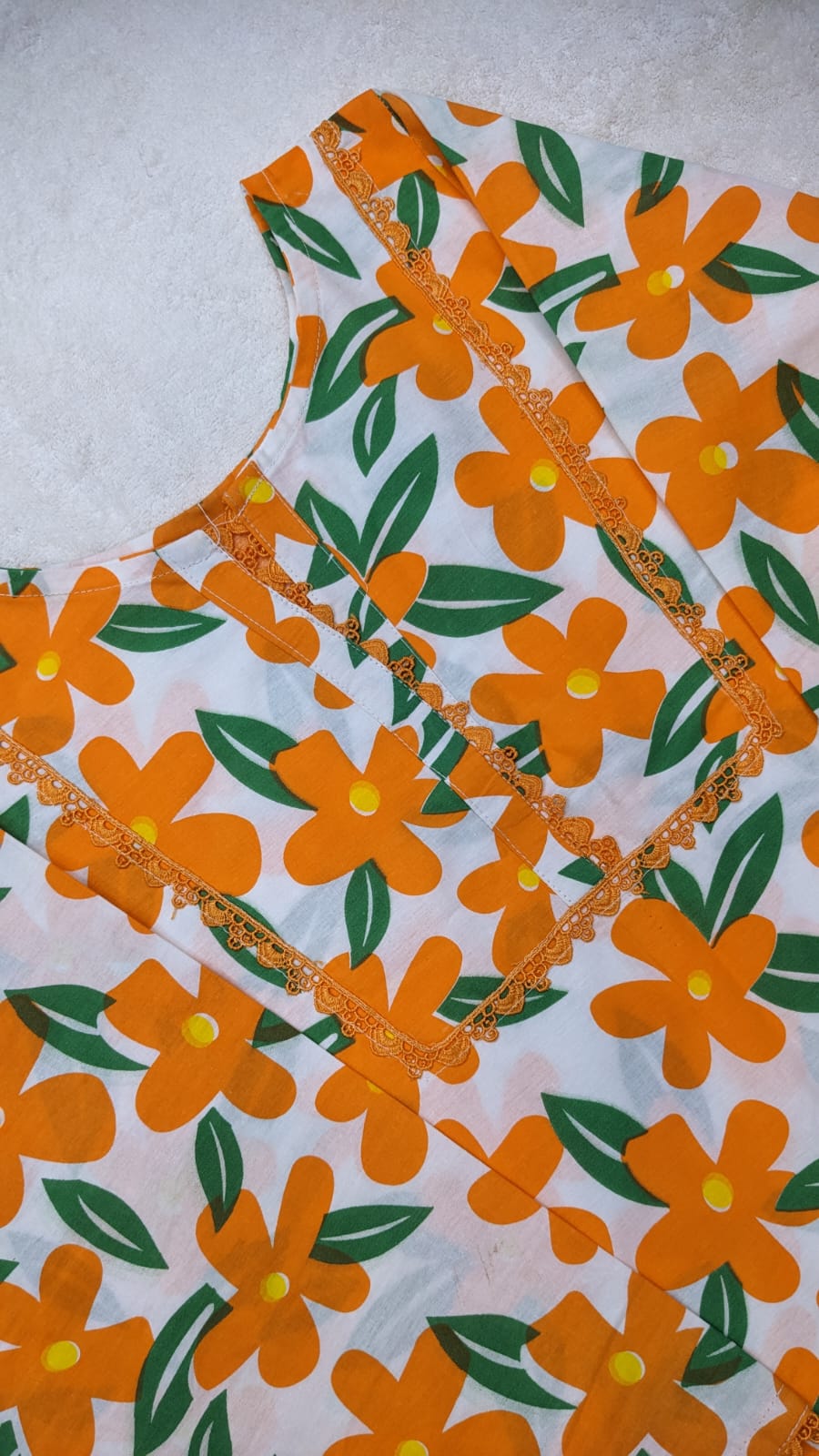 ORANGE OASIS | Stitched Kurta