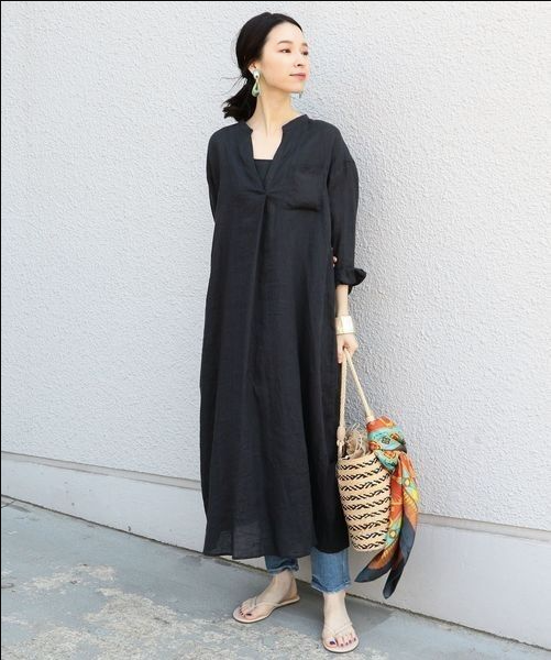 Black Casual Kurta for Women