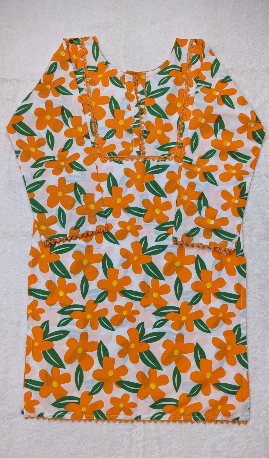 ORANGE OASIS | Stitched Kurta